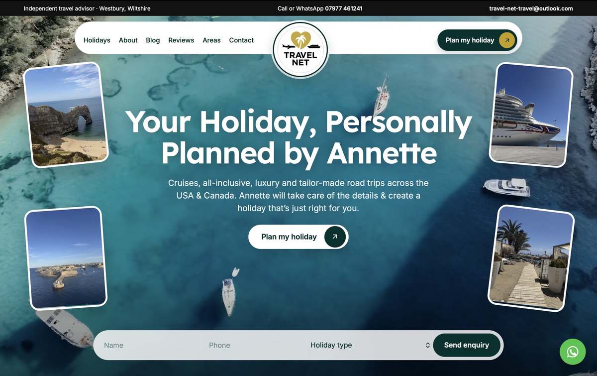Travel Net website