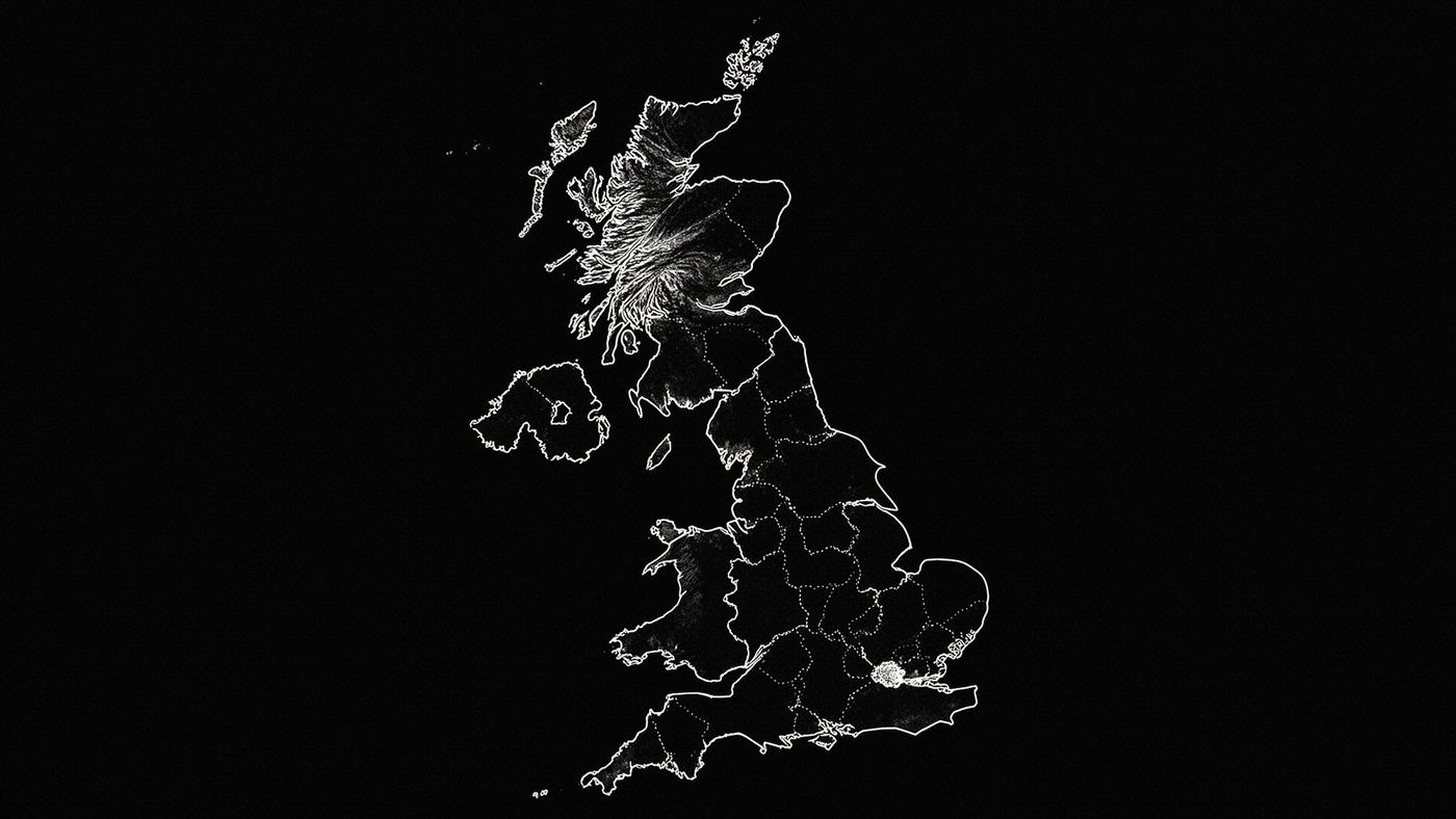 Map of the United Kingdom showing nationwide coverage from Wiltshire