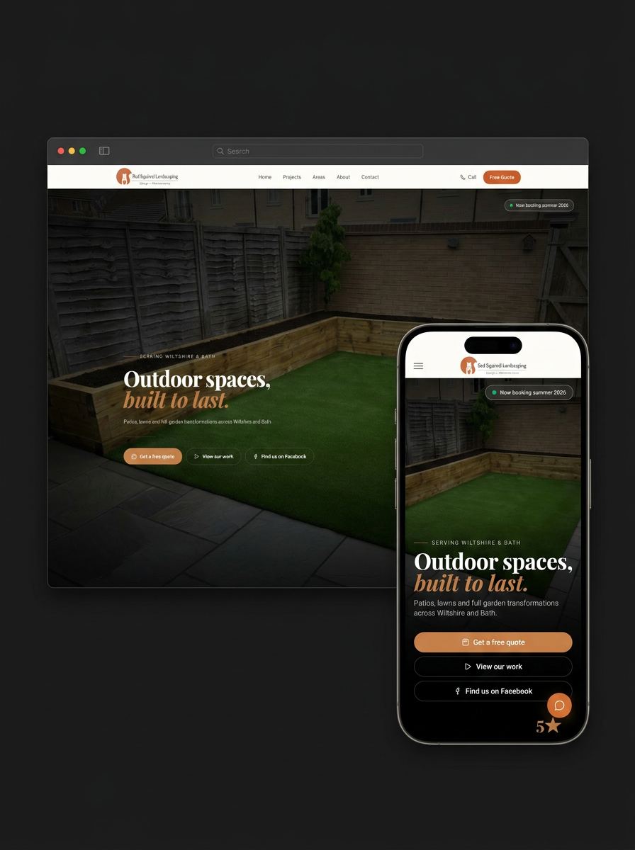 Websites for trade businesses